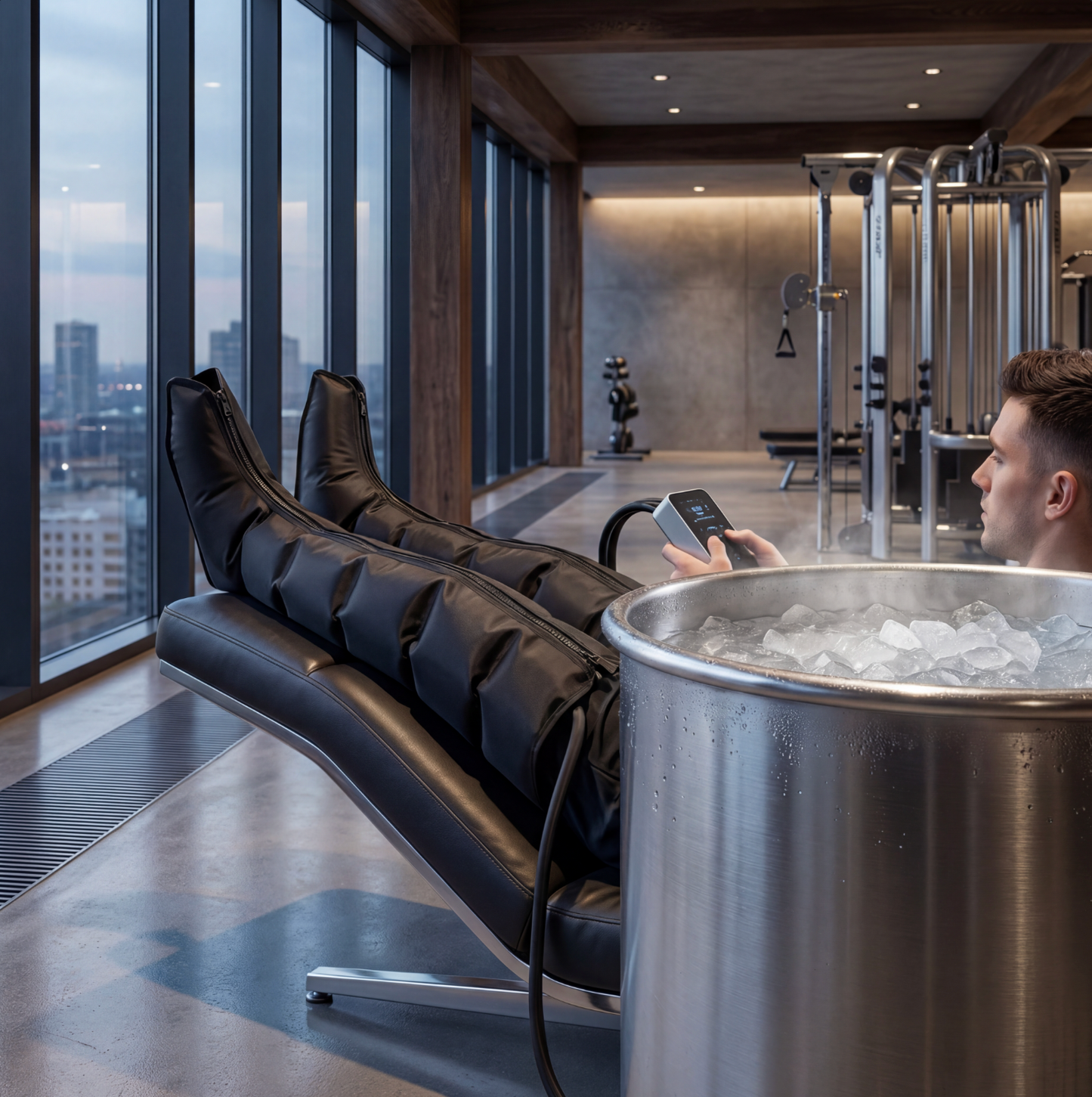 Masajeador de Compresión - Piernas Completas 360° 