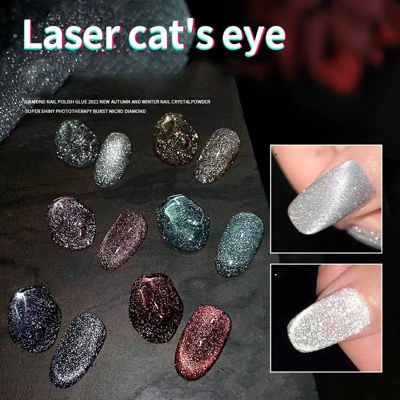 Zestaw lakierów Laser Diamond: Intensywny blask i glamour 